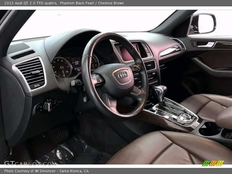 Phantom Black Pearl / Chestnut Brown 2013 Audi Q5 2.0 TFSI quattro