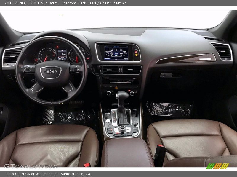 Phantom Black Pearl / Chestnut Brown 2013 Audi Q5 2.0 TFSI quattro