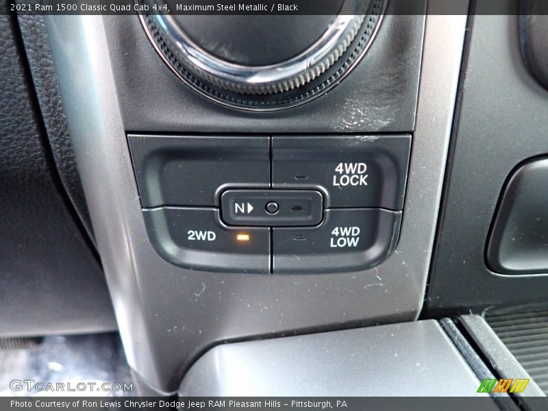 Maximum Steel Metallic / Black 2021 Ram 1500 Classic Quad Cab 4x4