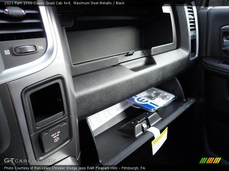 Maximum Steel Metallic / Black 2021 Ram 1500 Classic Quad Cab 4x4