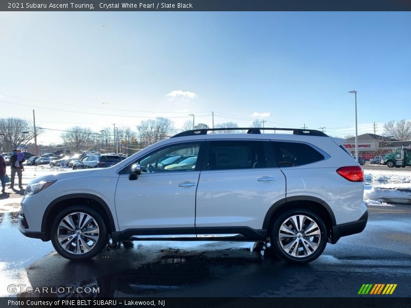 Crystal White Pearl / Slate Black 2021 Subaru Ascent Touring