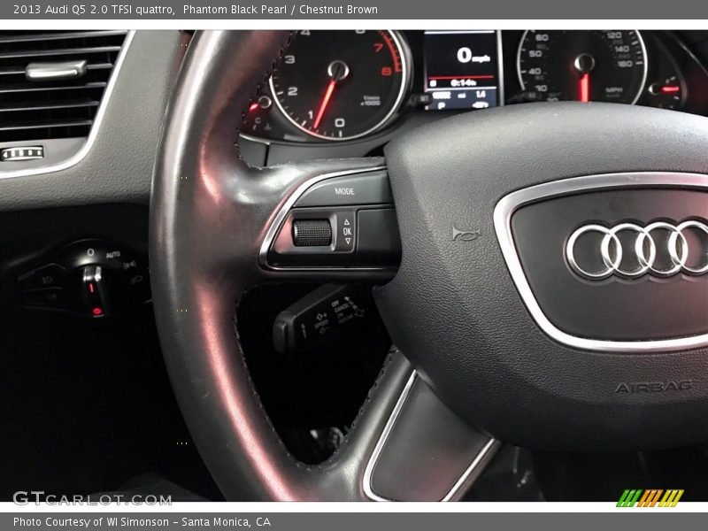 Phantom Black Pearl / Chestnut Brown 2013 Audi Q5 2.0 TFSI quattro