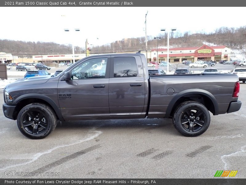 Granite Crystal Metallic / Black 2021 Ram 1500 Classic Quad Cab 4x4