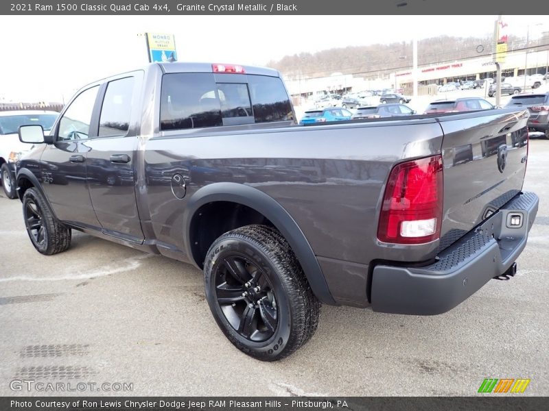 Granite Crystal Metallic / Black 2021 Ram 1500 Classic Quad Cab 4x4