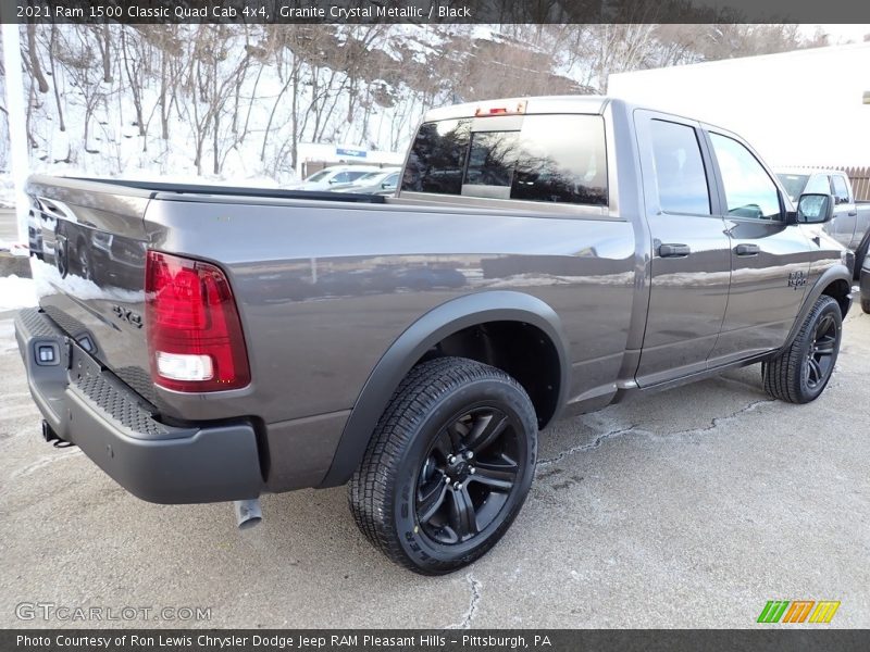 Granite Crystal Metallic / Black 2021 Ram 1500 Classic Quad Cab 4x4