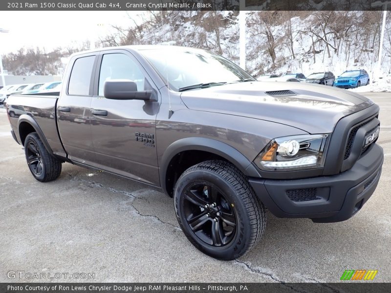 Granite Crystal Metallic / Black 2021 Ram 1500 Classic Quad Cab 4x4