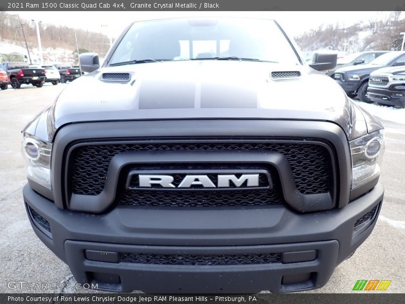 Granite Crystal Metallic / Black 2021 Ram 1500 Classic Quad Cab 4x4