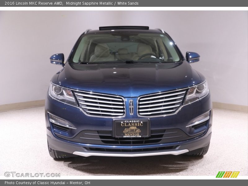 Midnight Sapphire Metallic / White Sands 2016 Lincoln MKC Reserve AWD