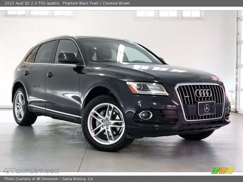 Phantom Black Pearl / Chestnut Brown 2013 Audi Q5 2.0 TFSI quattro