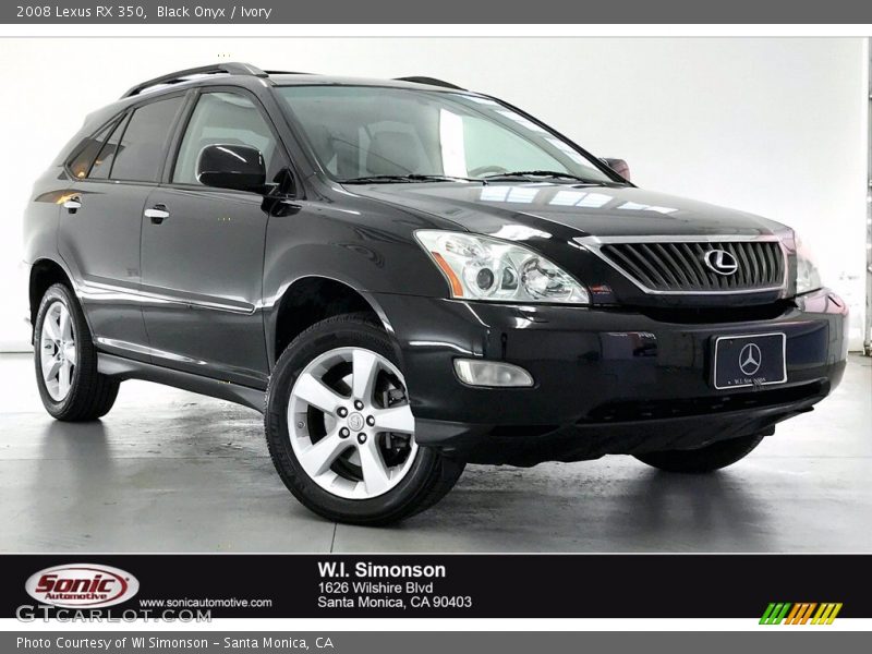Black Onyx / Ivory 2008 Lexus RX 350