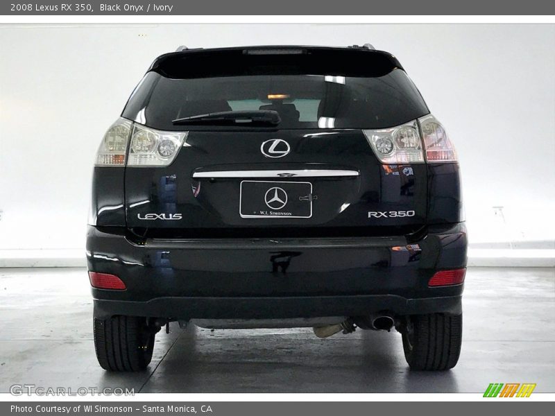 Black Onyx / Ivory 2008 Lexus RX 350