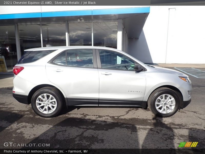 Silver Ice Metallic / Jet Black 2021 Chevrolet Equinox LS AWD