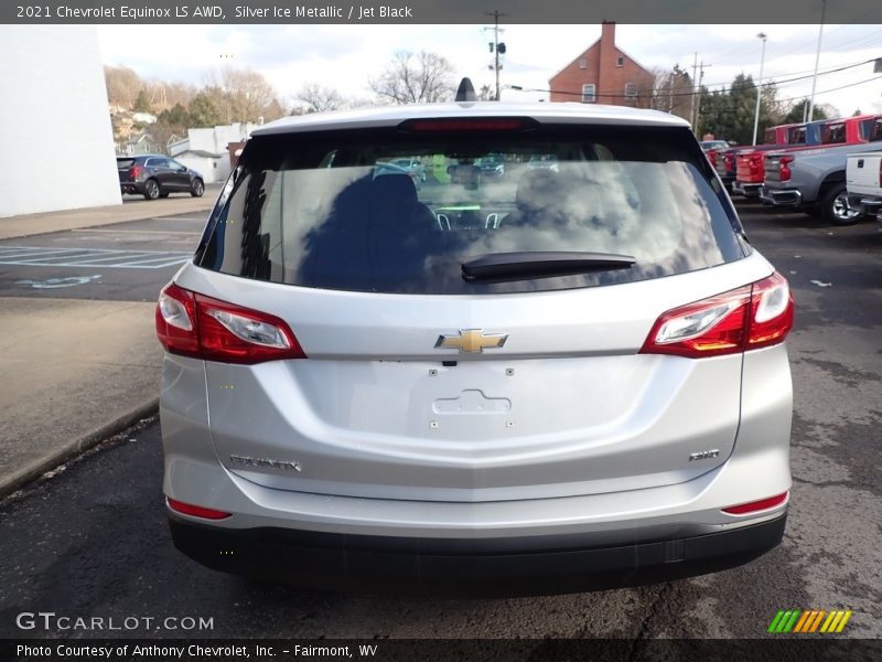 Silver Ice Metallic / Jet Black 2021 Chevrolet Equinox LS AWD