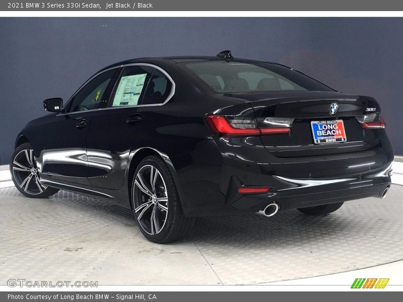 Jet Black / Black 2021 BMW 3 Series 330i Sedan