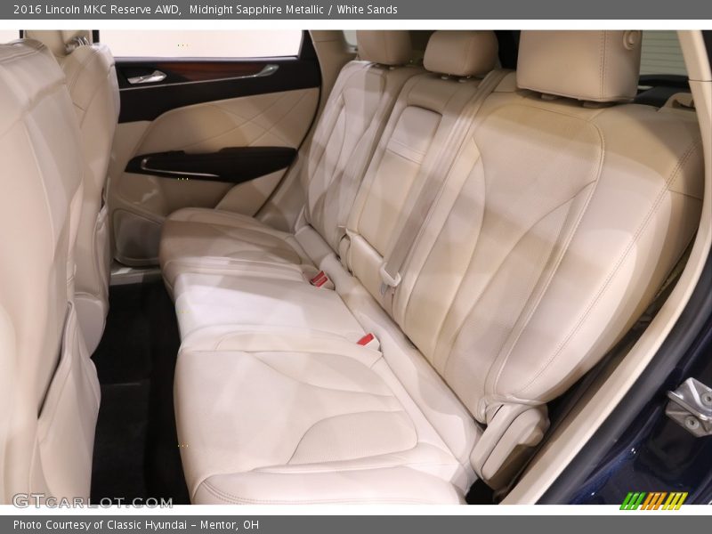Rear Seat of 2016 MKC Reserve AWD