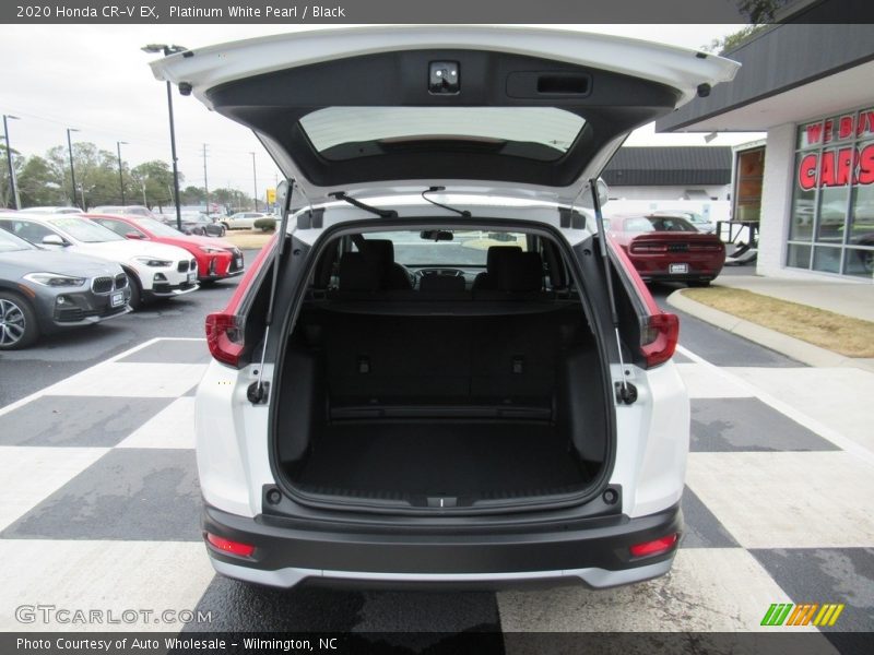 Platinum White Pearl / Black 2020 Honda CR-V EX