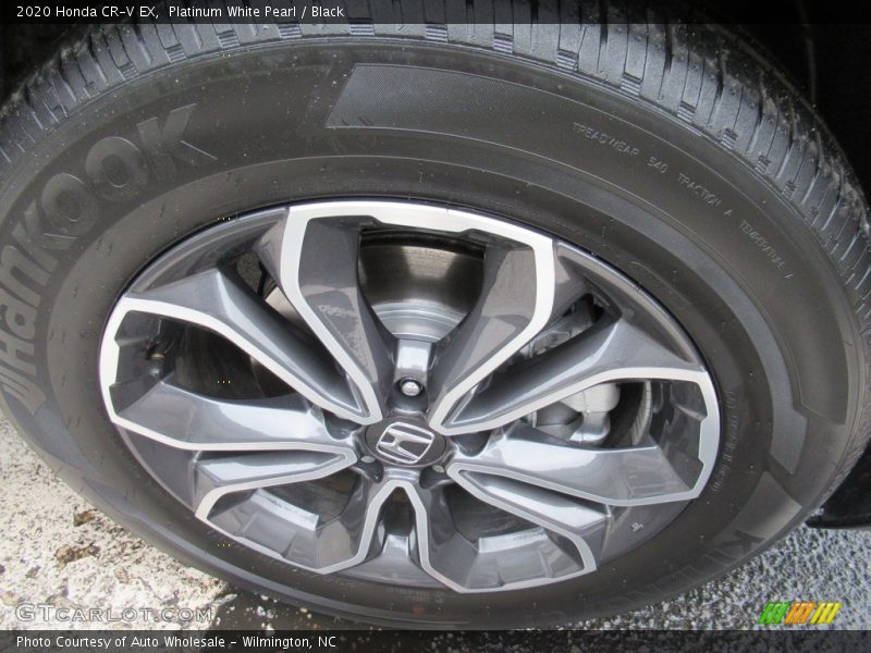 Platinum White Pearl / Black 2020 Honda CR-V EX