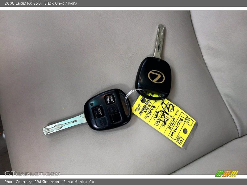 Black Onyx / Ivory 2008 Lexus RX 350