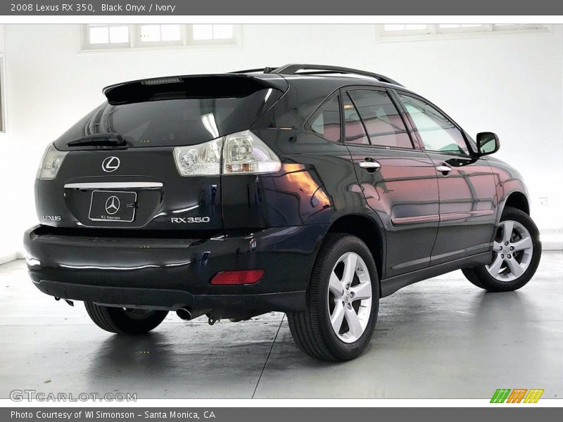 Black Onyx / Ivory 2008 Lexus RX 350