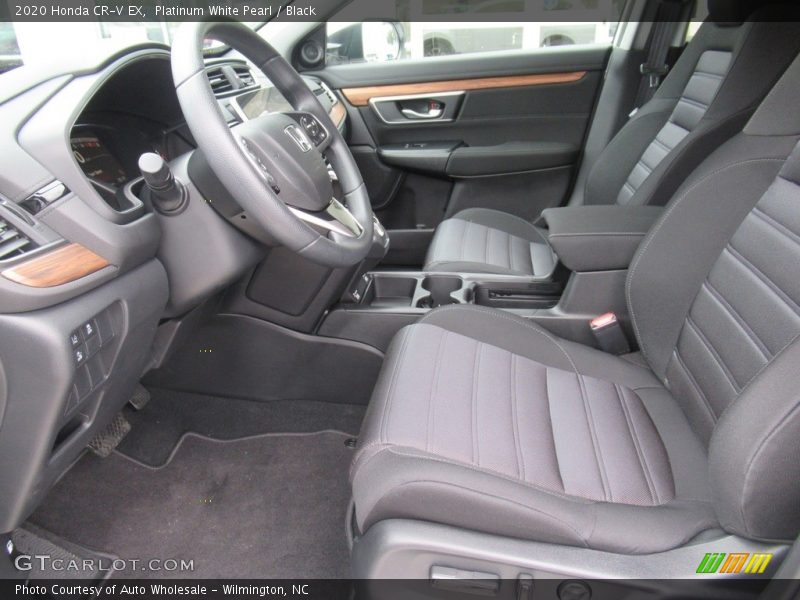 Platinum White Pearl / Black 2020 Honda CR-V EX