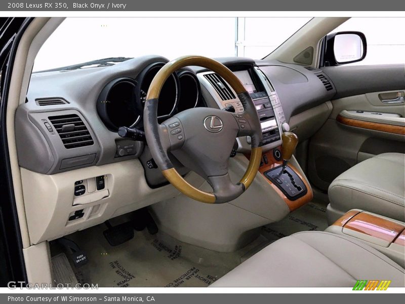 Black Onyx / Ivory 2008 Lexus RX 350