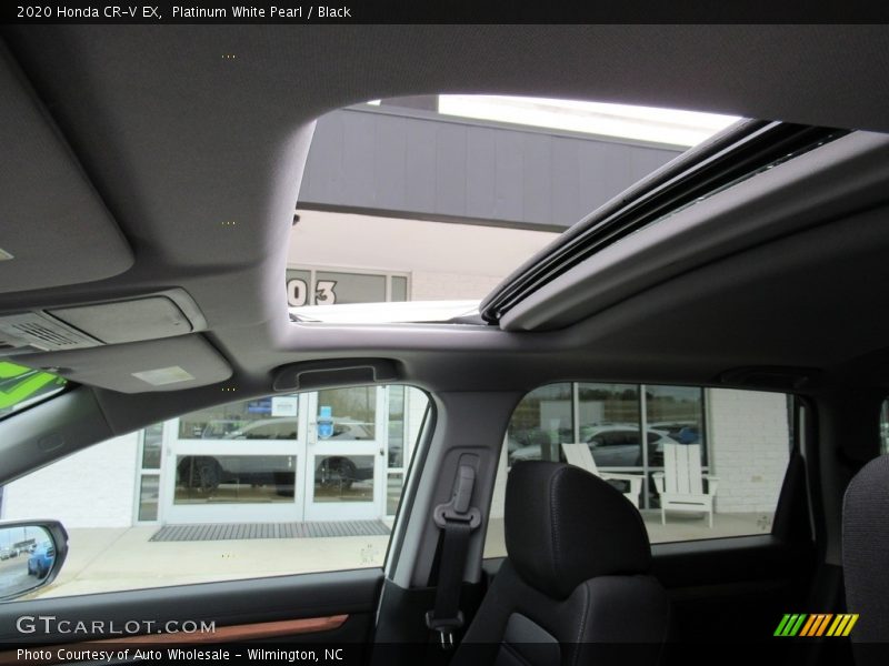 Platinum White Pearl / Black 2020 Honda CR-V EX