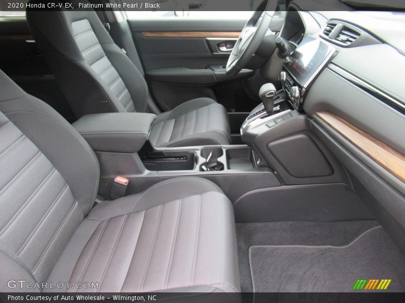 Platinum White Pearl / Black 2020 Honda CR-V EX
