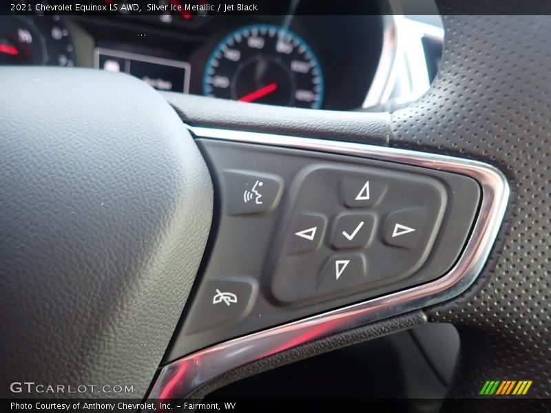 Silver Ice Metallic / Jet Black 2021 Chevrolet Equinox LS AWD