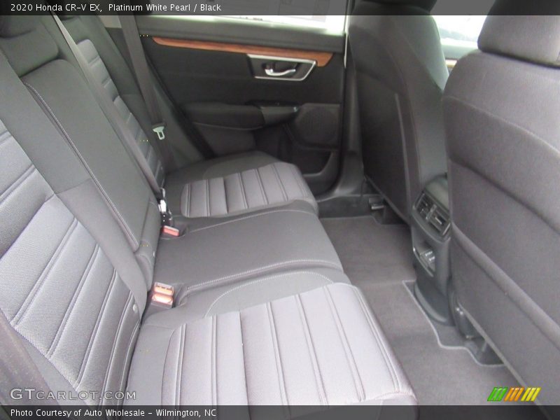 Platinum White Pearl / Black 2020 Honda CR-V EX