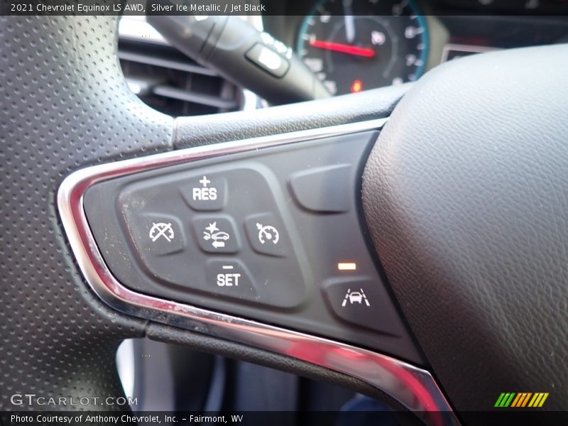 Silver Ice Metallic / Jet Black 2021 Chevrolet Equinox LS AWD