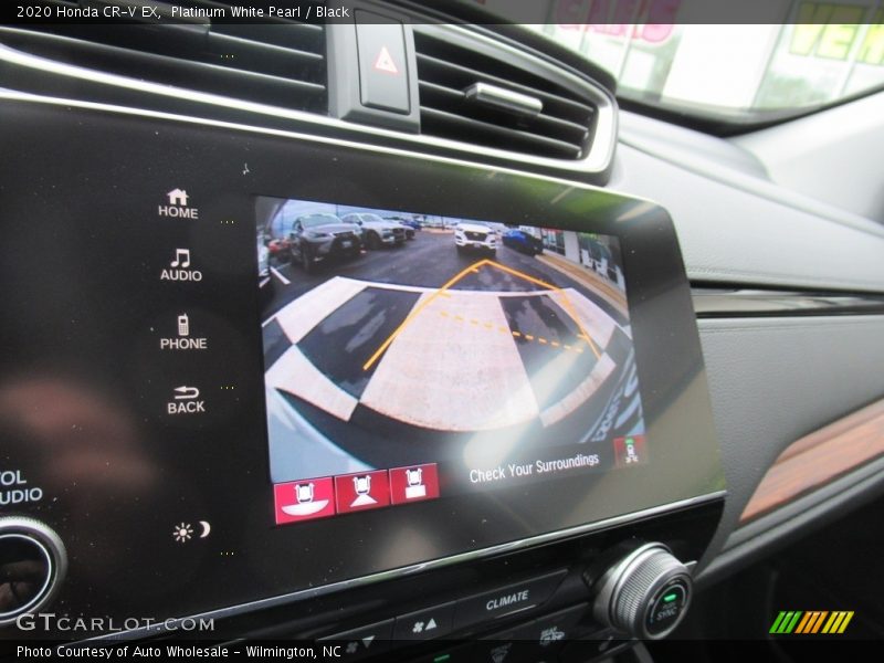 Platinum White Pearl / Black 2020 Honda CR-V EX