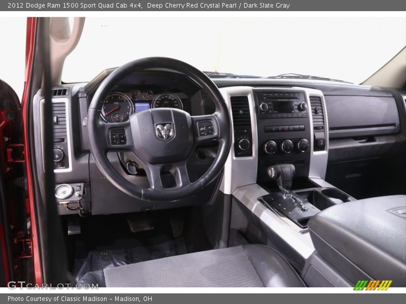 Deep Cherry Red Crystal Pearl / Dark Slate Gray 2012 Dodge Ram 1500 Sport Quad Cab 4x4