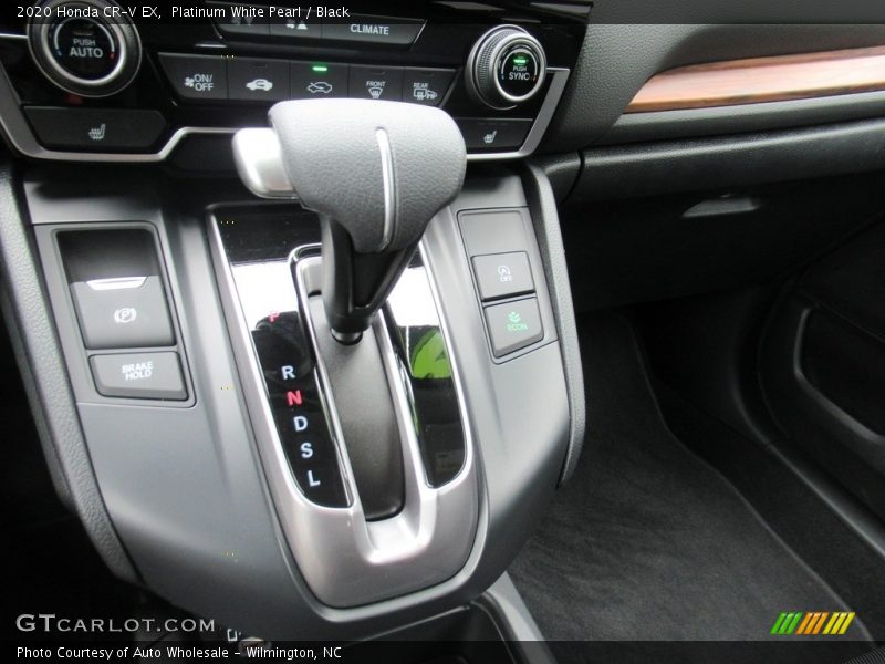 Platinum White Pearl / Black 2020 Honda CR-V EX