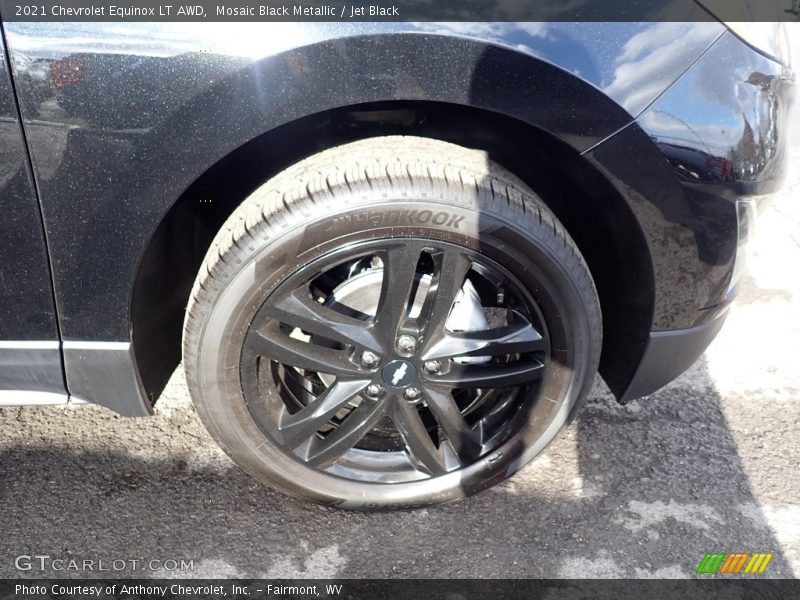 Mosaic Black Metallic / Jet Black 2021 Chevrolet Equinox LT AWD