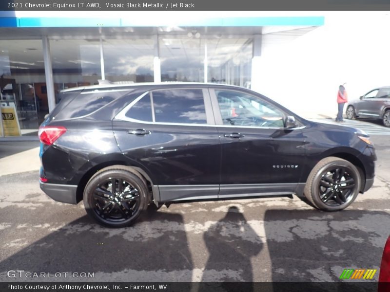 Mosaic Black Metallic / Jet Black 2021 Chevrolet Equinox LT AWD