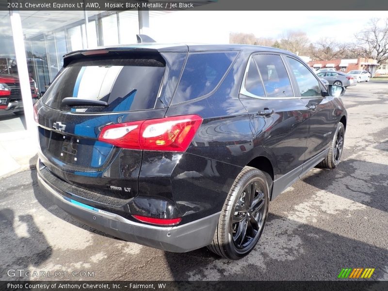 Mosaic Black Metallic / Jet Black 2021 Chevrolet Equinox LT AWD