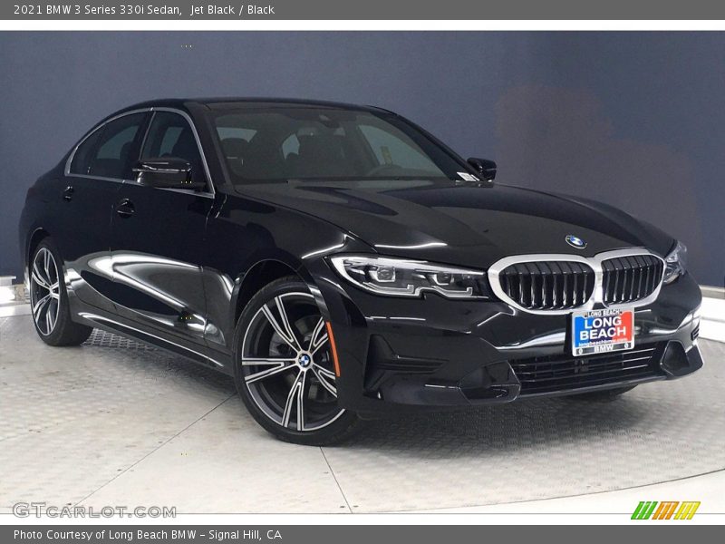 Jet Black / Black 2021 BMW 3 Series 330i Sedan