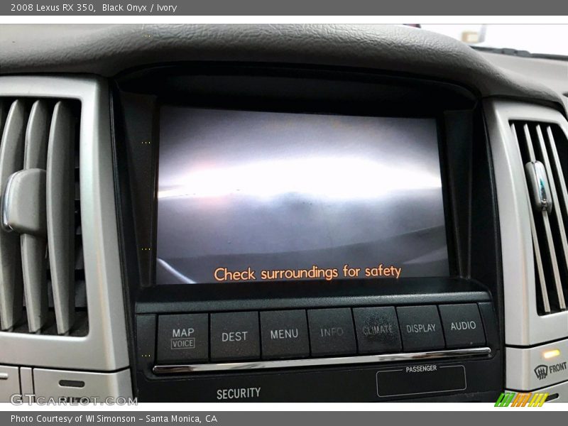 Black Onyx / Ivory 2008 Lexus RX 350