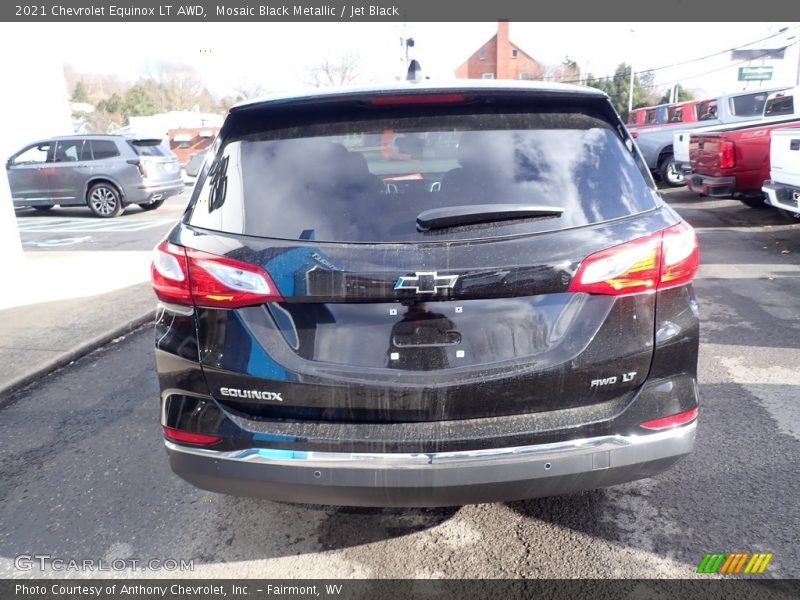 Mosaic Black Metallic / Jet Black 2021 Chevrolet Equinox LT AWD