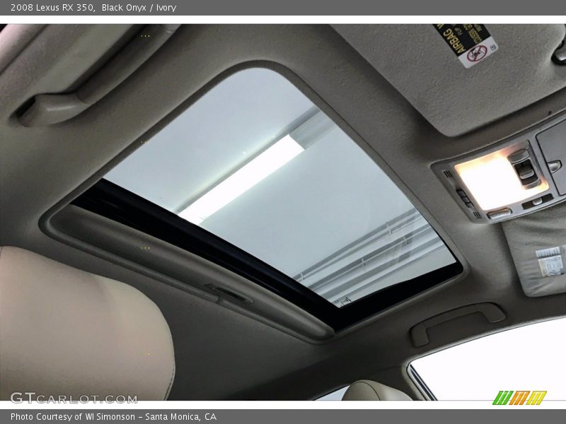 Black Onyx / Ivory 2008 Lexus RX 350