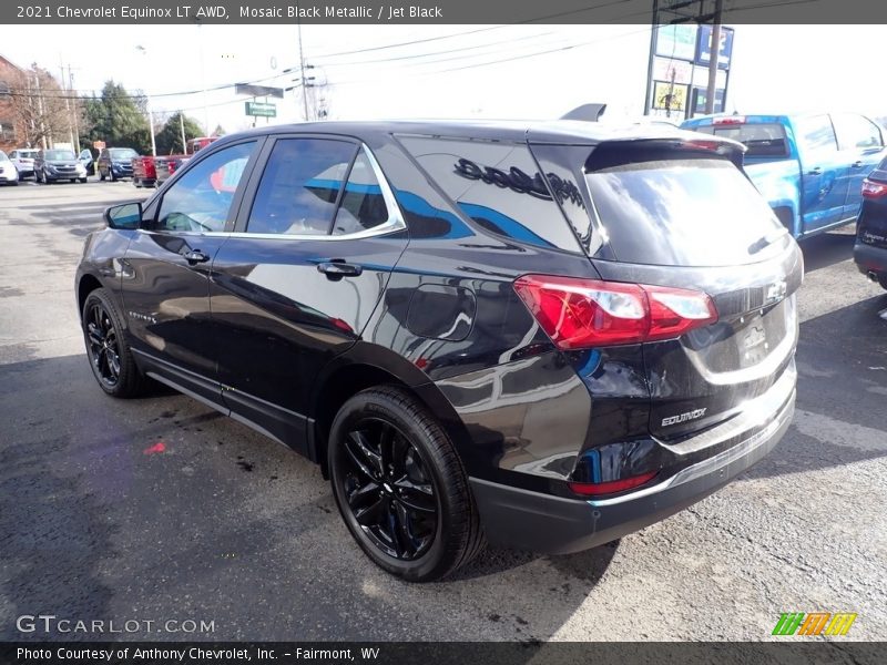 Mosaic Black Metallic / Jet Black 2021 Chevrolet Equinox LT AWD