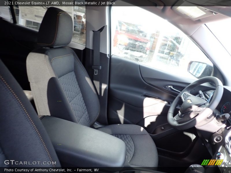 Mosaic Black Metallic / Jet Black 2021 Chevrolet Equinox LT AWD