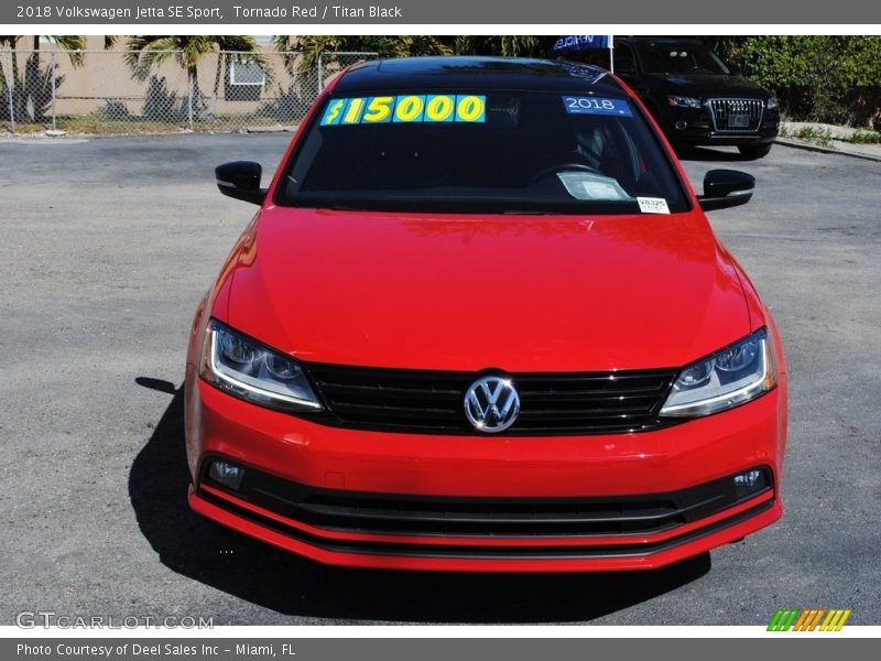 Tornado Red / Titan Black 2018 Volkswagen Jetta SE Sport