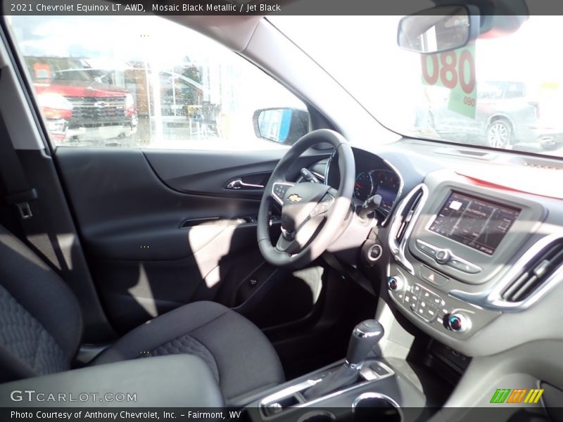 Mosaic Black Metallic / Jet Black 2021 Chevrolet Equinox LT AWD