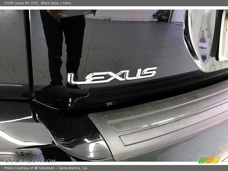 Black Onyx / Ivory 2008 Lexus RX 350