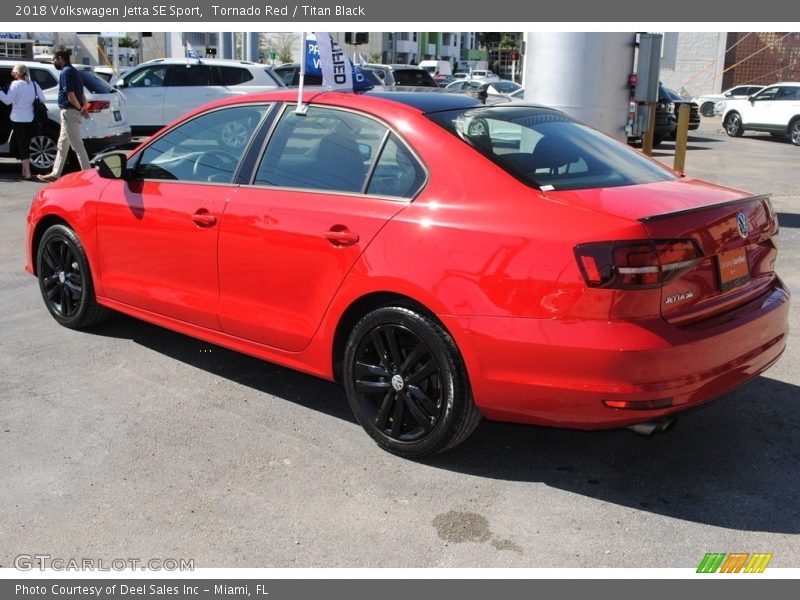 Tornado Red / Titan Black 2018 Volkswagen Jetta SE Sport