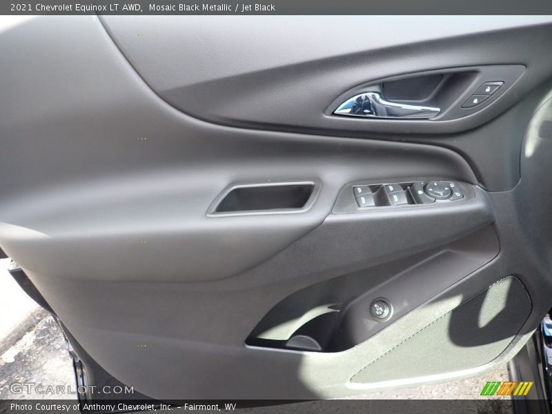 Mosaic Black Metallic / Jet Black 2021 Chevrolet Equinox LT AWD