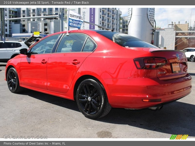 Tornado Red / Titan Black 2018 Volkswagen Jetta SE Sport