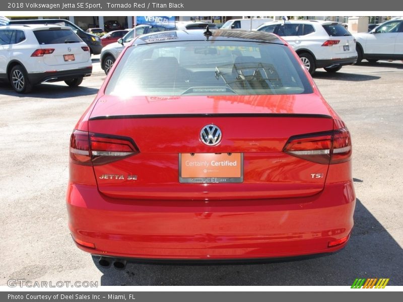 Tornado Red / Titan Black 2018 Volkswagen Jetta SE Sport