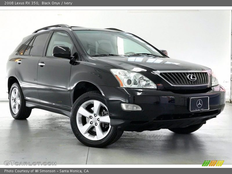 Black Onyx / Ivory 2008 Lexus RX 350